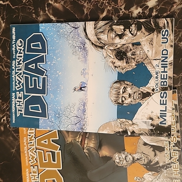 The Walking Dead Comic Book Trade Paperback Lot Volumes 1,2,3,4,5 - Picture 4 of 10